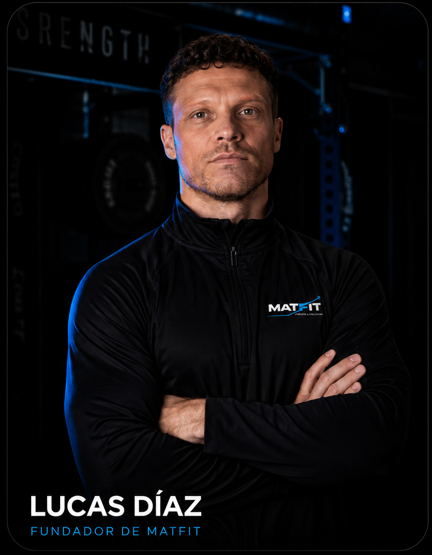 Lucas Díaz, entrenador y fundador de MATFIT
