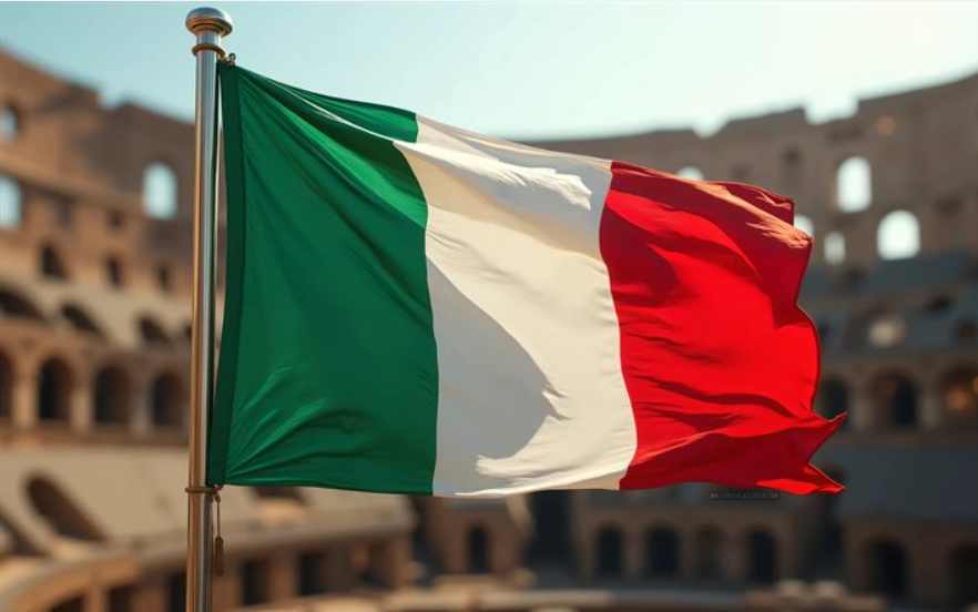 Bandera de Italia: jóvenes deportistas de MATFIT rumbo a Italia